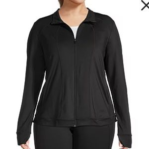 Xersion JCP • quick dry athletic workout zip up jacket